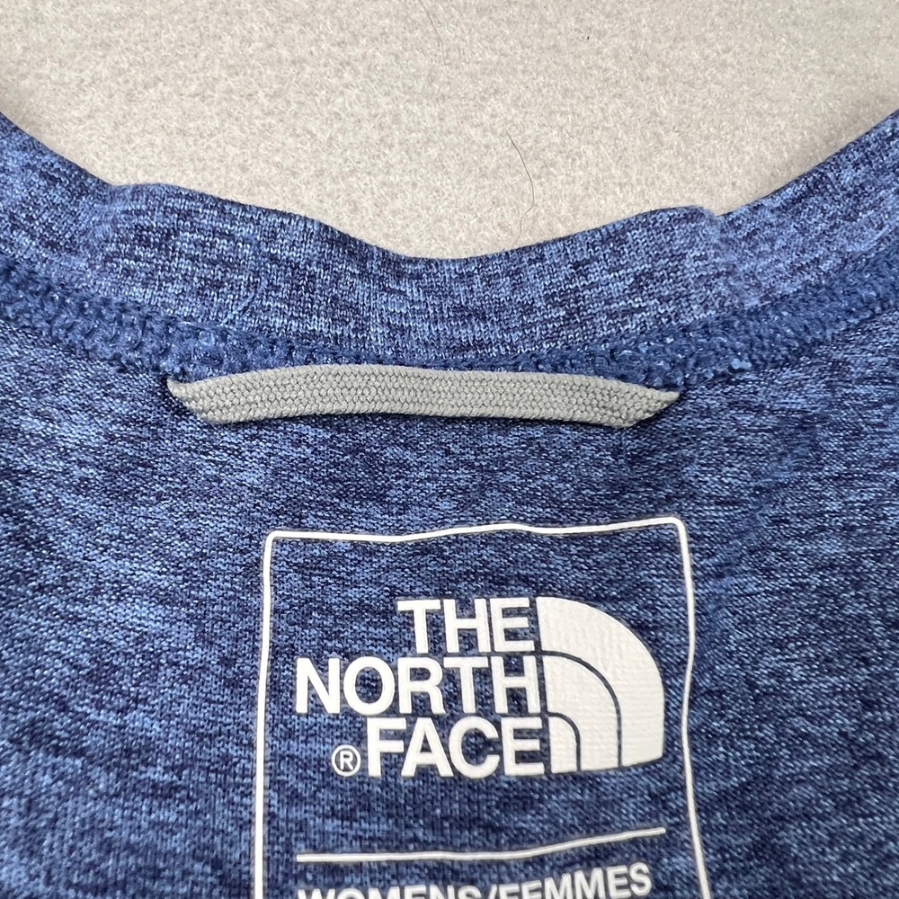 The North Face Tank Top Womens Large Blue Heathered Racerback Activewear Hiking - Picture 7 of 11